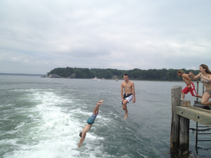 dock jumping Diamond CoveDiamond Cove